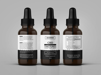 CBD label design | packaging design