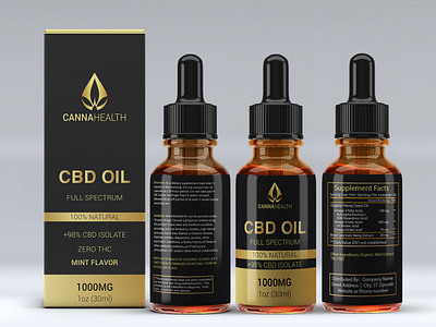 cbd label design | supplement label design