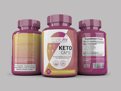 Supplement label design