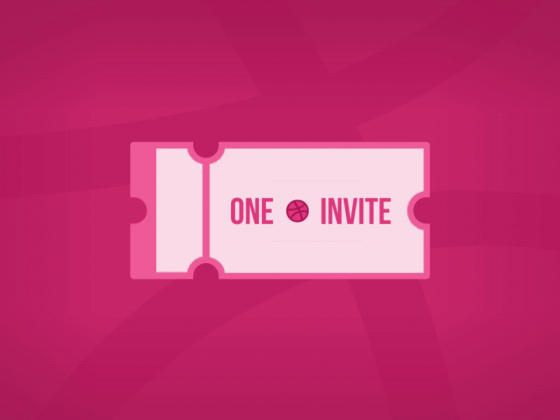 One Dribbble Invite Giveaway! draft dribbble giveaway invitation invite player prospect ticket