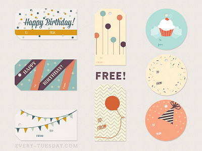 Free Birthday Gift Tags birthday celebrate free freebie gift gift tags happy birthday pdf present tags