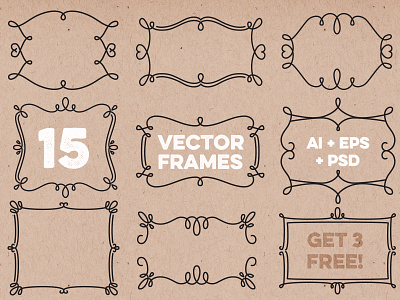 Free Vector Decorative Frames