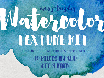 Free Watercolor Textures colorful free freebie freebies kit splatters texture textures tutorial watercolor