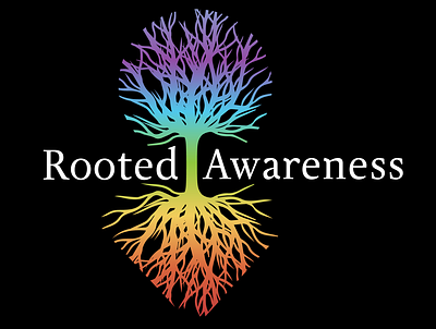 Rooted Awareness Logo branding graphic design icon identity logo minimal typography vector