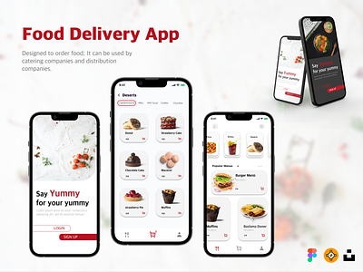 Food Delivery App UI Design