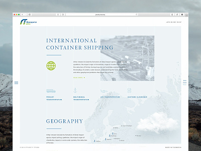 International shipping blue cloud design dribbble site web webdesign website