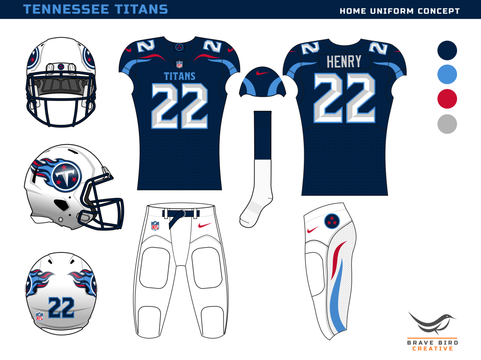 NFL Re-Imagined | Tennessee Titans (4 