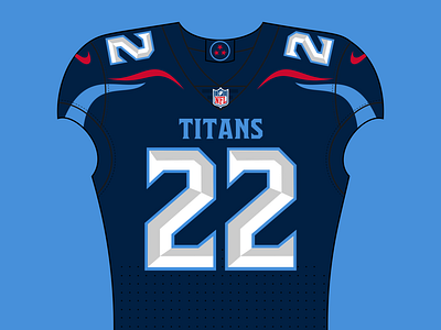 NFL Re-Imagined  Tennessee Titans (4/32) by Brave Bird Creative on Dribbble