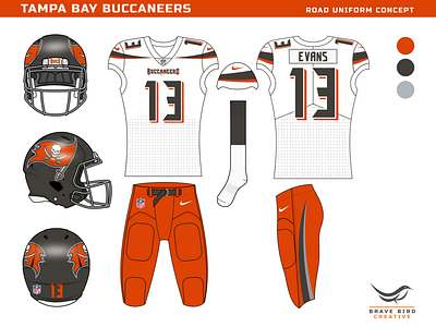 NFL Re-Imagined  Tampa Bay Buccaneers (5/32) by Brave Bird Creative on  Dribbble