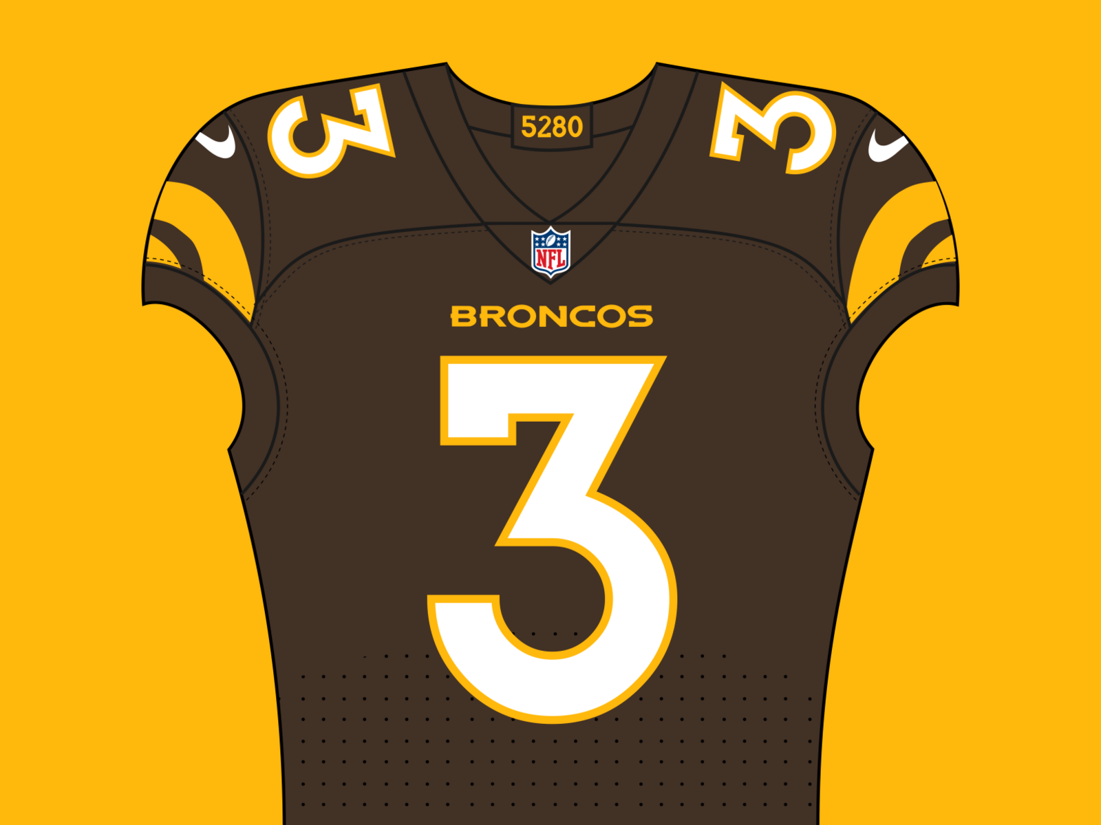 NFL ReImagined Denver Broncos (6/32) by Brave Bird Creative on Dribbble