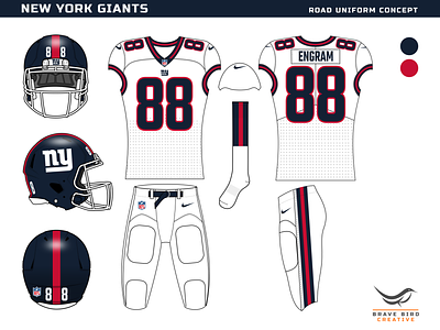 ny giants uniform concept