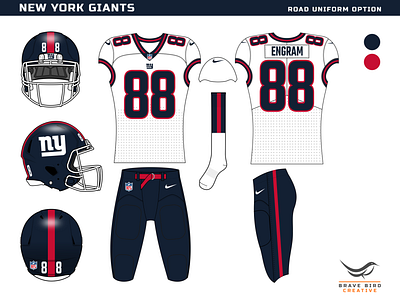 NFL Imagined  New York Giants (1/32) by Brave Bird Creative on Dribbble