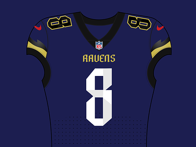 NFL Re-Imagined | Baltimore Ravens baltimore concept concepts football illustration jersey jerseyedits nfl nfl design ravens rebrand uniform