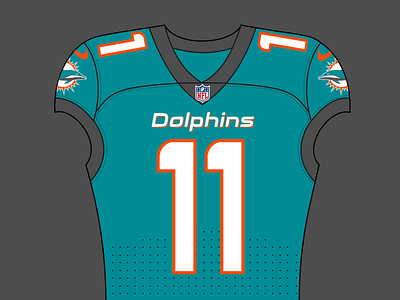 NFL Re-Imagined  Miami Dolphins by Brave Bird Creative on Dribbble