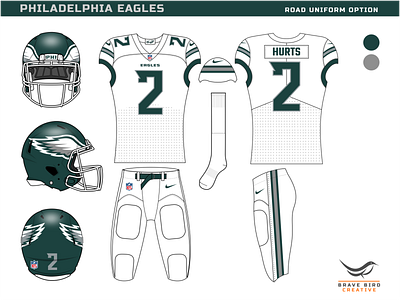 NFL Re-Imagined  Philadelphia Eagles by Brave Bird Creative on