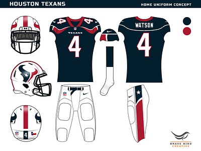 Houston Texans by Brave Bird Creative on Dribbble