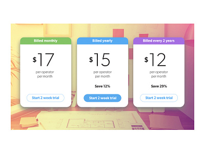 Pricing Page photo treatment pricing rebranding