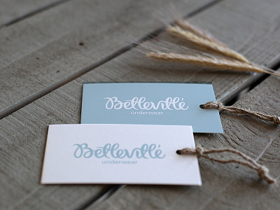 logo_Belleville on the labels calligraphy lettering logo logotype typography