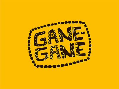 Gane Gane - Lottery in Africa africa calligraphy letter lettering logo logotype lottery