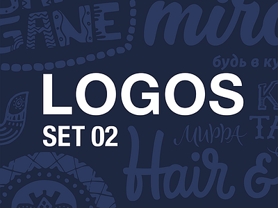 New LOGOSET! calligraphy letter lettering logo logotype