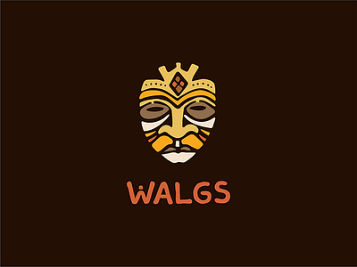 Walgs africa calligraphy letter lettering logo logotype lottery