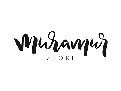 muramur version1 australia fashion lettering logo logotype