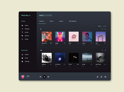 Music Player - Browse dailyui desktop app music player ui uidesign