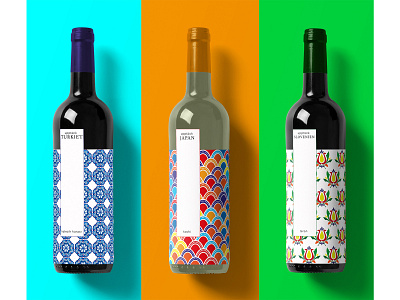 Wine label concept