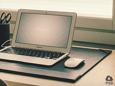 Free Mockups: Macbook Air