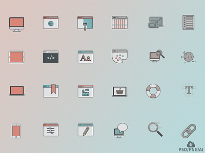 Free Web Design Icon Set