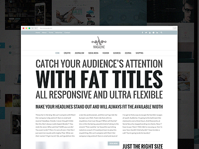 Lambda - The Newspaper creative design magazine template theme wordpress