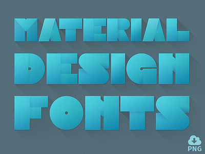 New Freebie!! Material Design Image fonts