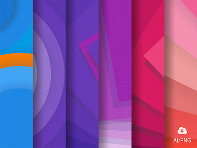 Free Set of 30 Material Design Backgroundsbble