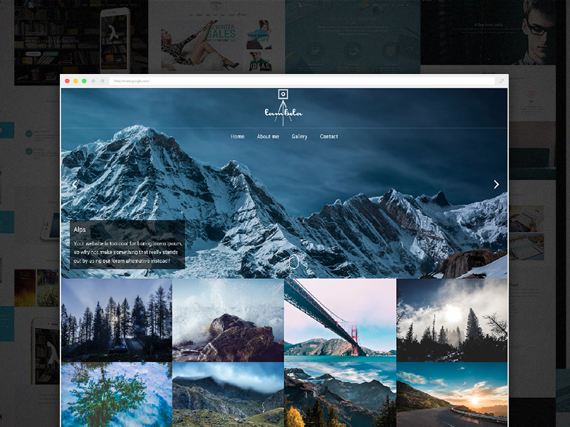 Lambda - Photography Demo by Christos on Dribbble