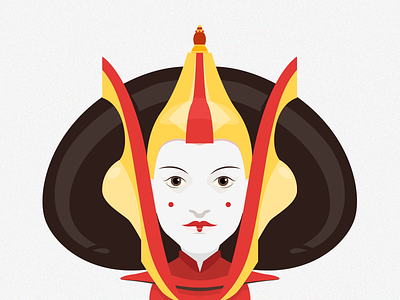 Free Set of Star Wars Avatars, Vol 2 - Princess Amidala avatars design free freebie princess amidala psd star wars starwars vector