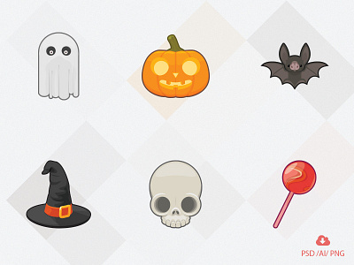 Free Amazing Set Of High Resolution Halloween Icons design free freebie halloween icon icons psd vector