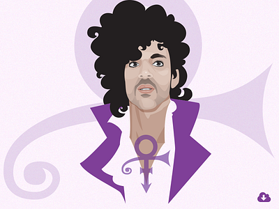 Sometimes It Snows In April icon illustration music musician prince vector