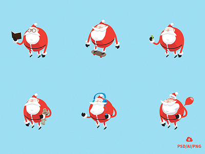 Special Christmas Freebie – Santa’s everyday life.