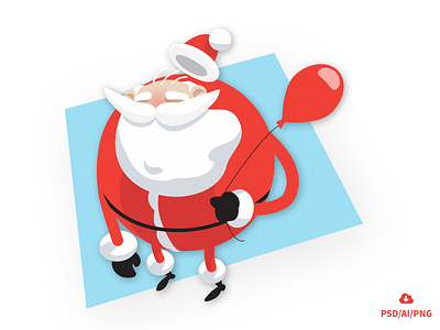 Special Christmas Freebie – Santa’s everyday life. avatars christmas freebie icons png psd santa vector