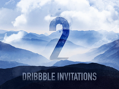 2 Dribbble Invites draft dribbble giveaway invite prospects