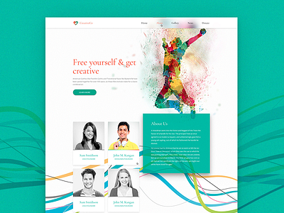 Creative Home - Draft layouts classic corporate creative minimal theme wordpress