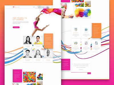 Creative Home - Draft layouts classic corporate creative minimal theme wordpress