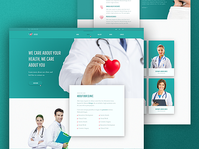 Free PSD Template! Verso - Medical Site