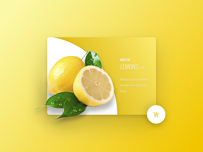 Product Card, Lemons