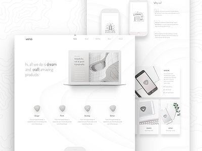 Wed Agency - landing page - draft layout