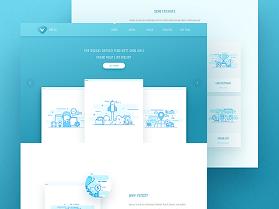 Verso - SaaS landing page