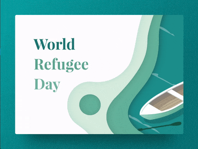 World Refugee Day animation invision studio refugee studio world refugee day