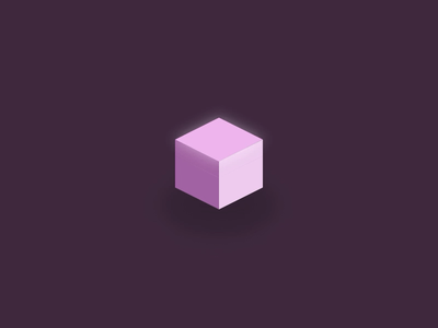 Cube 3d animation cube invision invision studio invisionapp loader