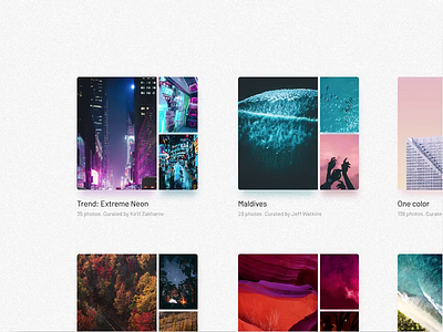 Unsplashy animation design hover effect invision invision studio ui unsplash