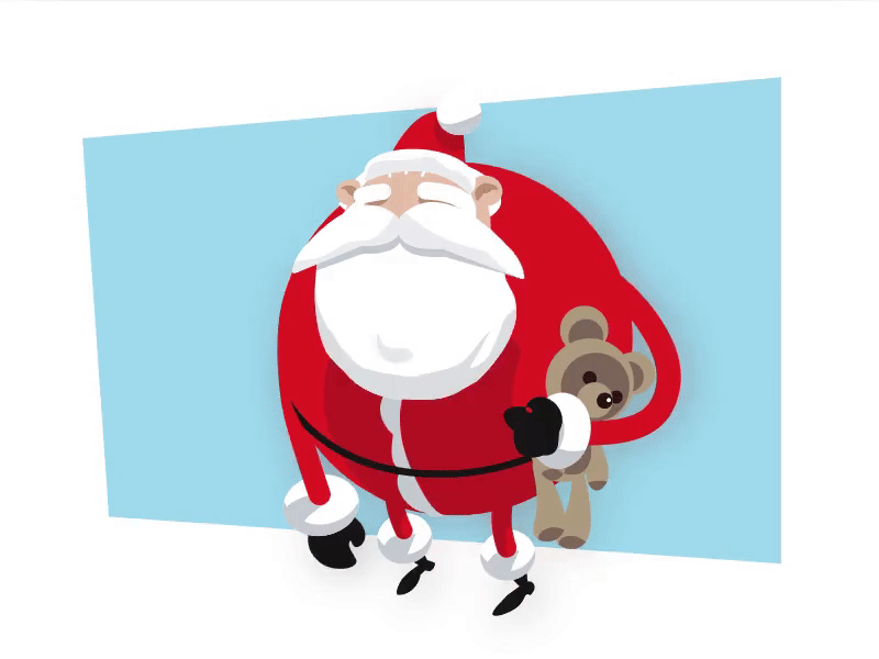 ho ho ho animated gif animation holidays invision invisionstudio merry xmas santa